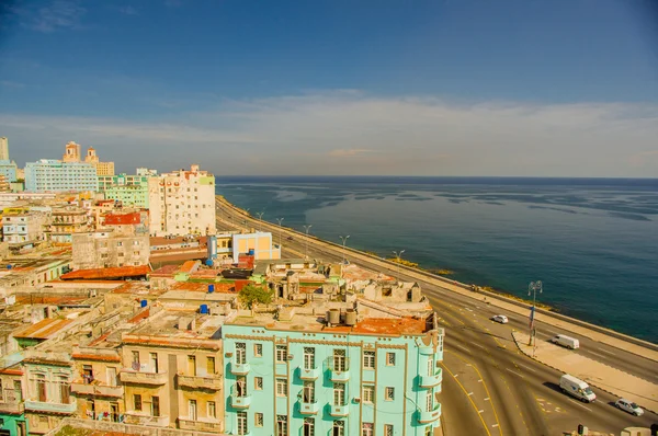 Panorama of Havana city Vedado District — Stock Photo, Image