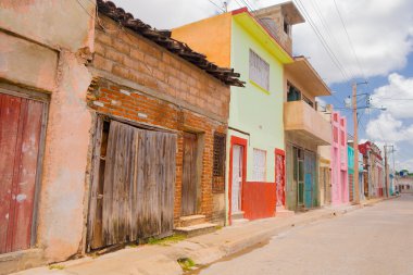Camagüey, Cuba - eski şehir Unesco Dünya Mirası üzerinde listelenen
