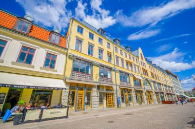 Şehir Gothenburg tipik binalar