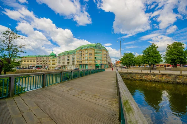 A Gothia folyó Göteborg belvárosában — Stock Fotó