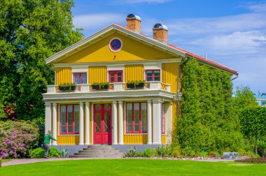 Tradgardsforeningen, Bahçe toplum park, şehir Gothenburg güzel İsveç evde