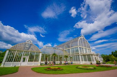 Tradgardsforeningen, Bahçe toplum park, şehir Gothenburg serada