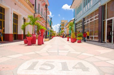 Sancti Spiritus, Küba - 5 Eylül 2015: Kutsal ruh Latince. En eski Küba Avrupa yerleşim yerlerinden biridir.