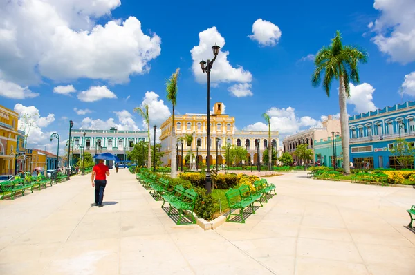 SANCTI SPIRITUS, CUBA - 5 SETTEMBRE 2015: latino per Spirito Santo. Si tratta di uno dei più antichi insediamenti cubani europei . — Foto Stock