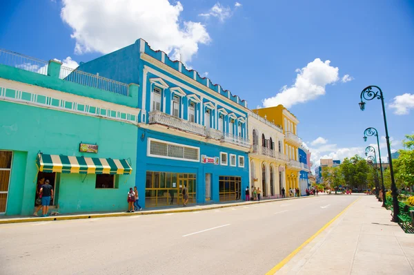 SANCTI SPIRITUS, CUBA - 5 SETTEMBRE 2015: latino per Spirito Santo. Si tratta di uno dei più antichi insediamenti cubani europei . — Foto Stock