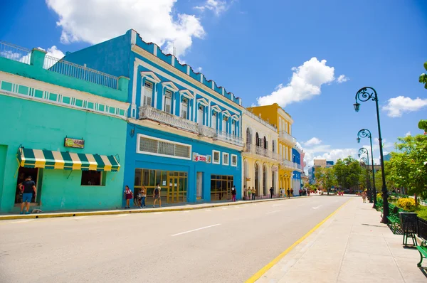 SANCTI SPIRITUS, CUBA - 5 SETTEMBRE 2015: latino per Spirito Santo. Si tratta di uno dei più antichi insediamenti cubani europei . Foto Stock