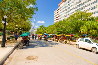 Ciego De Avila, Cuba - 5 Eylül 2015: Eyaletin başkenti şehir.