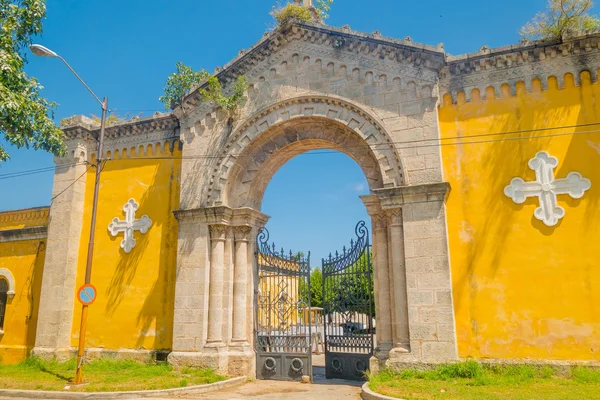 HAVANA, CUBA - 1 DE SETEMBRO DE 2015: O Cemitério do Cólon — Fotografia de Stock