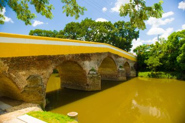 Sancti Spiritus, Küba - 5 Eylül 2015: Kutsal ruh Latince. En eski Küba Avrupa yerleşim yerlerinden biridir.