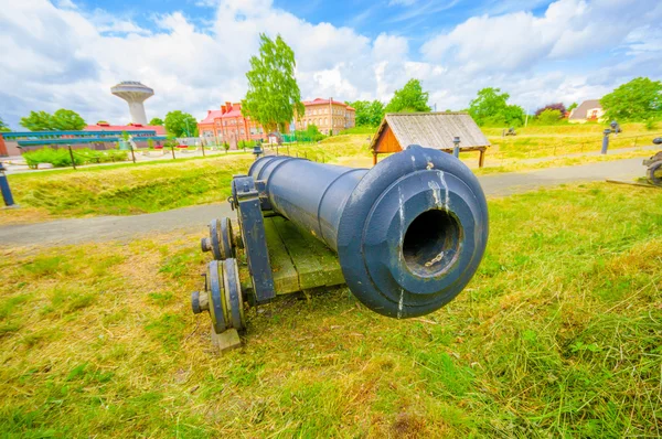 Old cannons in Kristianstad, Sweden — Φωτογραφία Αρχείου