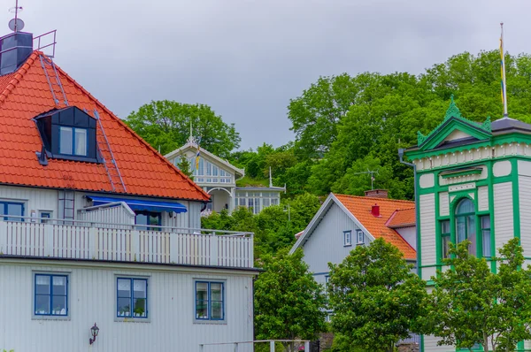 Marstrand, pintoresca y popular isla de vela en Suecia — Foto de Stock