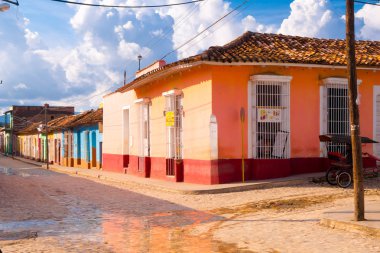 Trinidad, Küba - 8 Eylül 2015: 1988 yılında Unesco tarafından dünya mirası belirlenmiş.