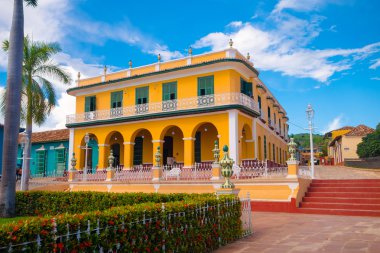 Trinidad, Küba - 8 Eylül 2015: 1988 yılında Unesco tarafından dünya mirası belirlenmiş.