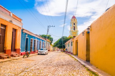 Trinidad, Küba - 8 Eylül 2015: 1988 yılında Unesco tarafından dünya mirası belirlenmiş.