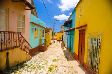 Trinidad, Küba - 8 Eylül 2015: 1988 yılında Unesco tarafından dünya mirası belirlenmiş.