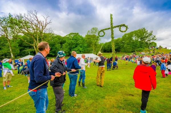 Midsummer celebration in Gothemburg, Sweden — Stock Photo, Image