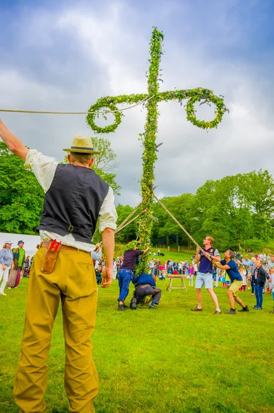 Festa di mezza estate a Gothemburg, Svezia — Foto Stock