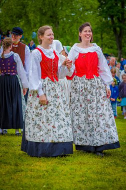 Direği dans yaz ortasında, Gothemburg, İsveç