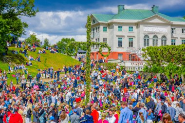Midsummer kutlama Gothemburg, İsveç