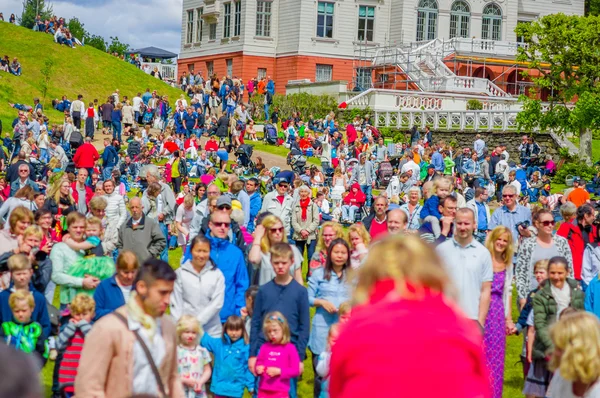 Midsummer viering in Gothemburg, Zweden — Stockfoto