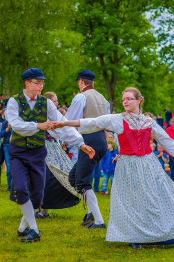 Direği dans yaz ortasında, Gothemburg, İsveç
