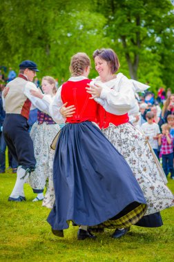 Direği dans yaz ortasında, Gothemburg, İsveç