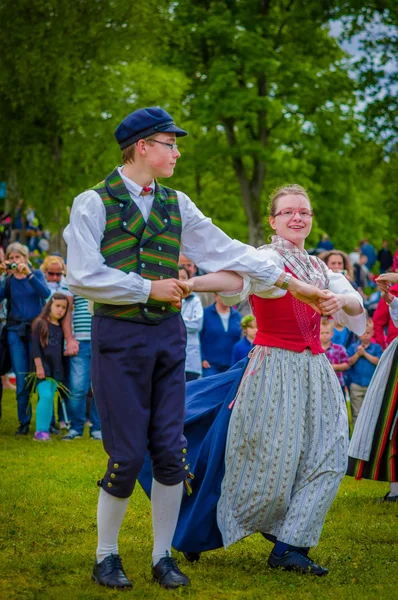 Tańcząc odarty w letniej, Sopron, Węgry — Zdjęcie stockowe