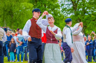 Direği dans yaz ortasında, Gothemburg, İsveç
