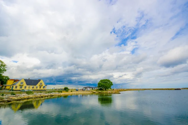 Liman Simrishamn, İsveç — Stok fotoğraf