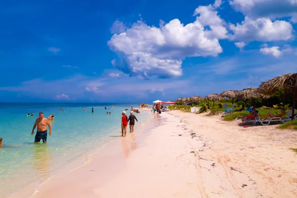 Vinales, Küba - 12 Eylül 2015: Küba'nın Kuzey Sahil Cayo Jutias beach