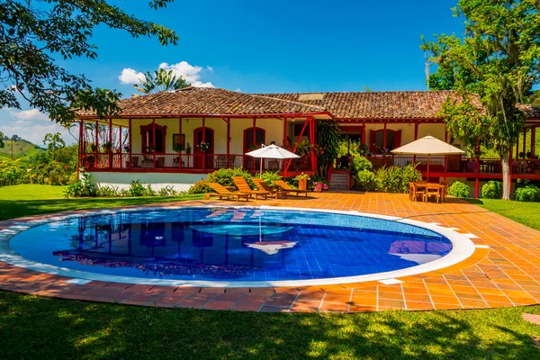 Venecia coffee farm, Manizales, Colombia — Stock Photo, Image