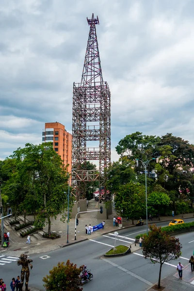 Toren van Herveo, Manizales stad in Colombia — Stockfoto