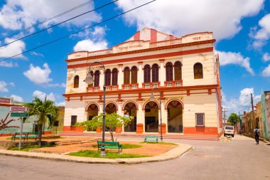 Camagüey, Cuba - eski şehir Unesco Dünya Mirası üzerinde listelenen