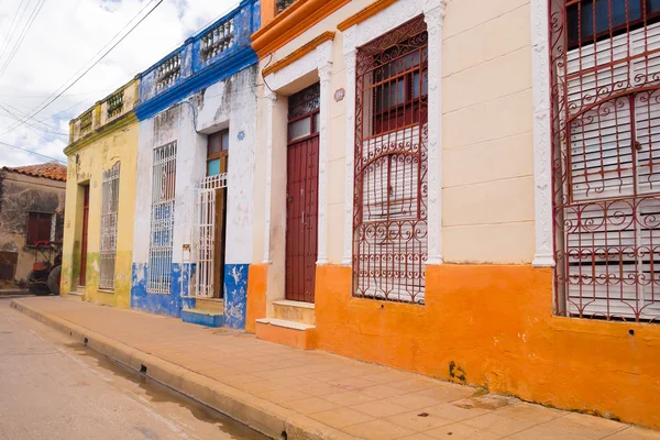 Camaguey, Cuba - oude stad opgenomen op de Unesco World Heritage Rechtenvrije Stockfoto's