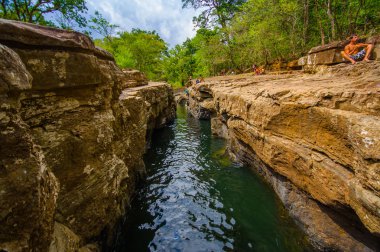 Los Cangilones de Gualaca Chiriquí eyaletinin en iyi doğal yüzme banyo biridir
