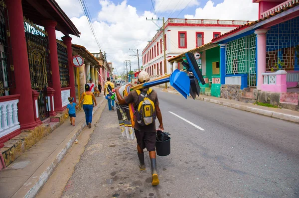 市の中心市街地はいくつかの世界のトップのタバコ農園の設定ピナール ・ デル ・ リオは、キューバ - 2015 年 9 月 10 日。. — ストック写真
