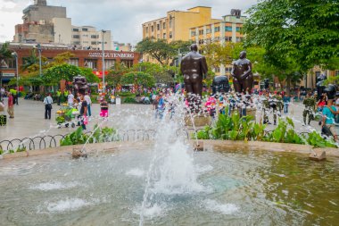 Güzel Botero Plaza şehirde Medellin, Kolombiya