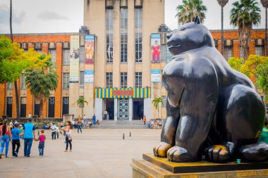 Güzel Botero Plaza şehirde Medellin, Kolombiya