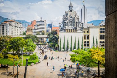 Güzel Botero Plaza şehirde Medellin, Kolombiya