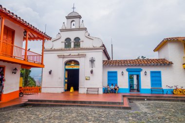 Güzel Pueblito Paisa Nutibara Hill, Medellin şehri, Kolombiya