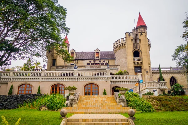 Hermoso museo del castillo medieval gótico en Medellín, Colombia —  Fotos de Stock