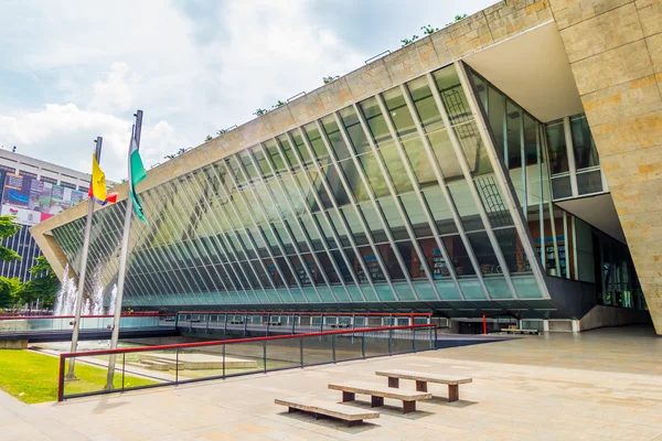 Cisneros kare ya da Park ışıkları Medellin, Kolombiya — Stok fotoğraf