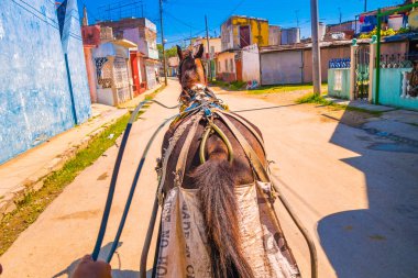 Santa Clara, Cuba - Eylül 08, 2015:View, il, Villa Clara sermaye şehirde şehir merkezinde.