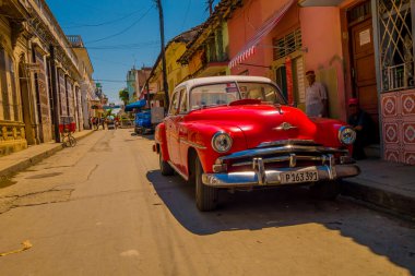 Santa Clara, Cuba - Eylül 08, 2015:View, il, Villa Clara sermaye şehirde şehir merkezinde.