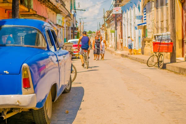 SANTA CLARA, CUBA - 08 DE SEPTIEMBRE DE 2015: Vista, centro de la ciudad capital de la provincia, Villa Clara . — Foto de Stock