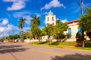 Vinales, Küba - 13 Eylül 2015: Vinales Kuzey Merkez Pinar del Rio il Küba'nın bir kasaba ve belediyedir.