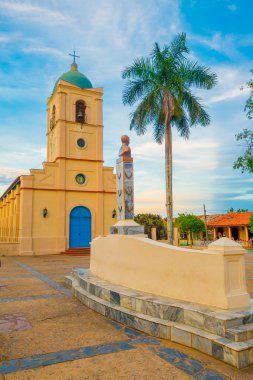 VINALES, CUBA - SEPTEMBER 13, 2015: Vinales is a small town and municipality in the north central Pinar del Rio Province of Cuba. clipart