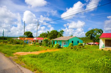VINALES, CUBA - SEPTEMBER 13, 2015: Vinales is a small town and municipality in the north central Pinar del Rio Province of Cuba. clipart