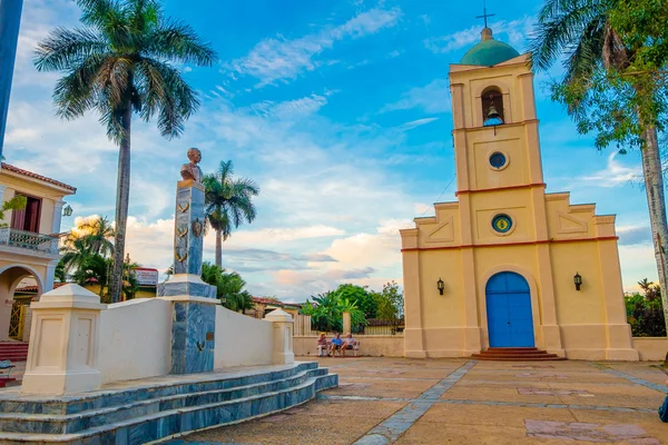 Viñales, Cuba - 13 September 2015: Viñales is een kleine stad in het Argentijnse bestuurlijke gebied Tumbaya in de north central Pinar del Rio Cubaanse provincie. — Stockfoto