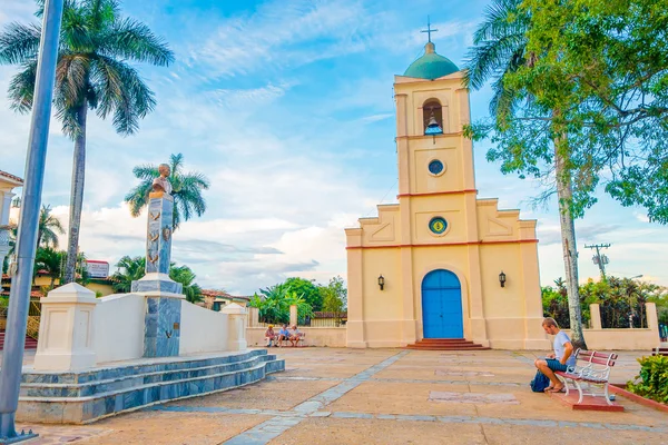 Vinales, Kuba - 13 września 2015: Vinales jest małe miasto i gmina w północnej środkowej Pinar del Rio prowincji Kuby. — Zdjęcie stockowe